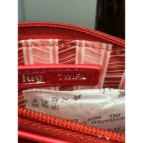 LUG TWIRL Matte Luxe VL RFID Wristlet Wallet - Ruby Red - Picture 3 of 3